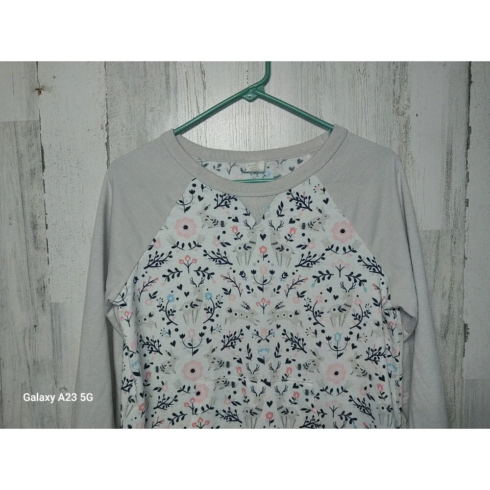 Gymboree Bunny Deer Enchanted Forest Woodland Print Girls Nightgown 14